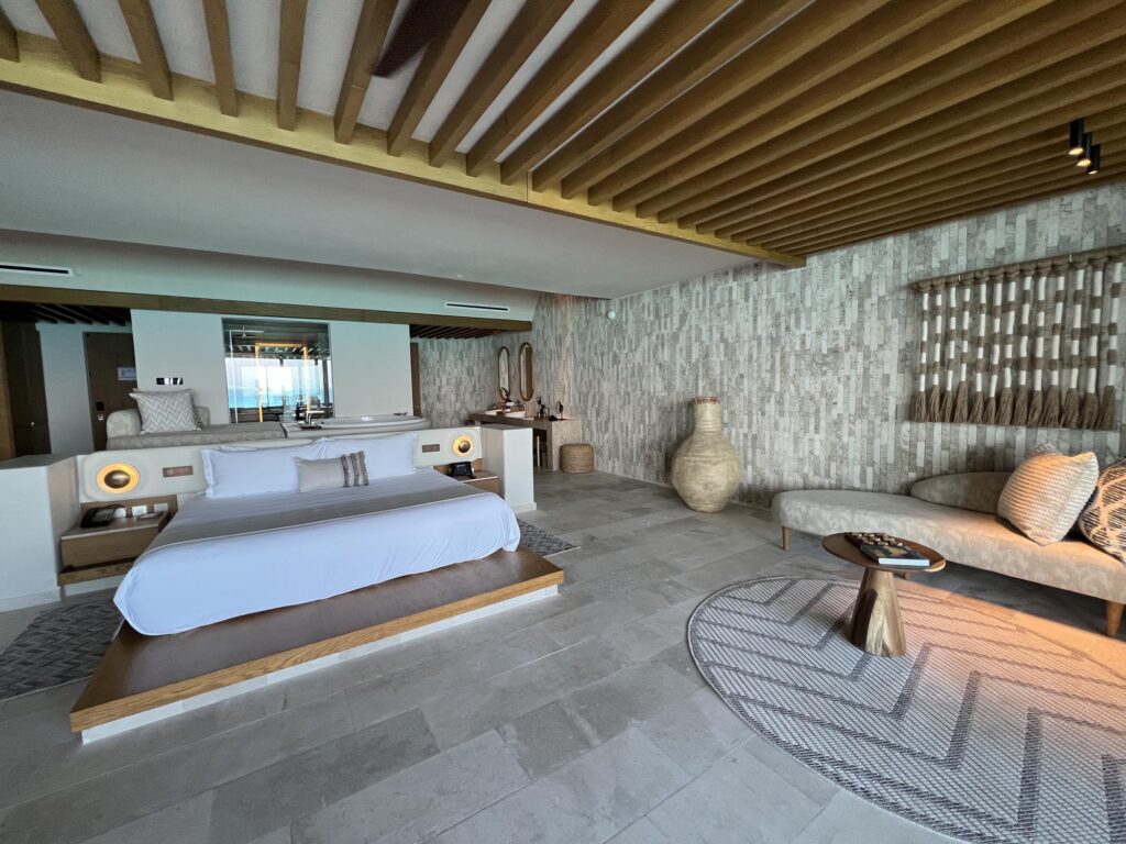 Inside the room at all inclusive resorts in mexico for honeymoon​, at Impression Isla Mujeres close to Cancun, Mexico