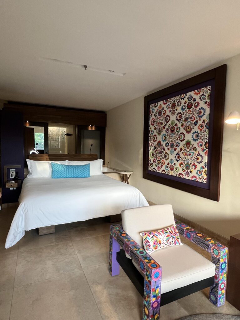 Rooms at Hotel Xcaret Arte in Riviera Maya, Mexico, one of the best all inclusive resorts for a honeymoon in Mexico​