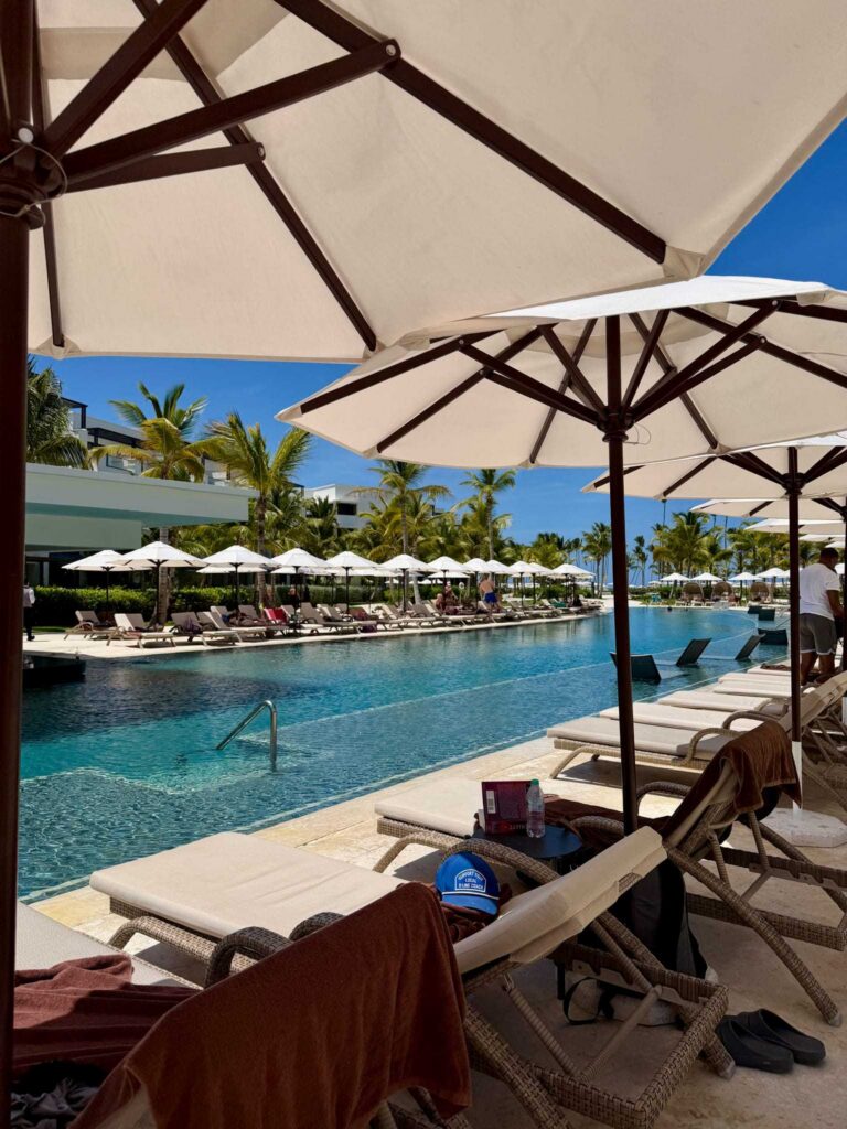 best all inclusive resort in dominican republic secrets tides pool and chairs